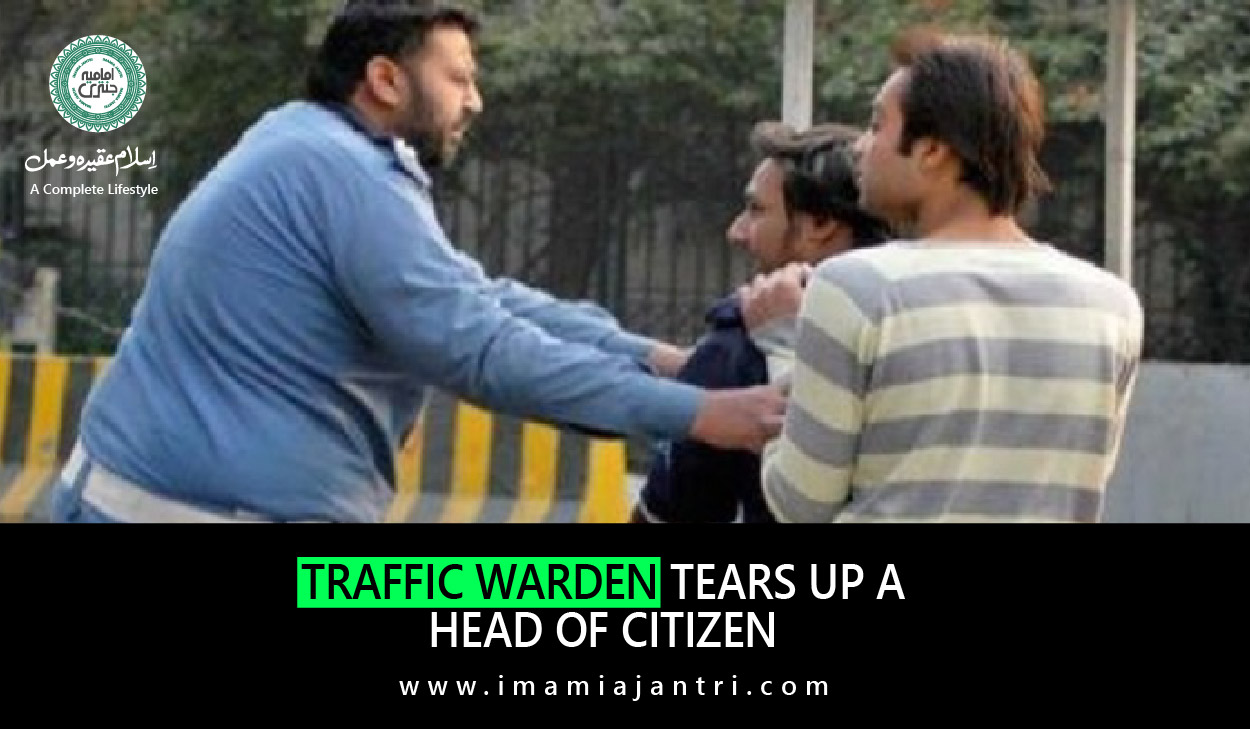 Fight of Traffic warden and citizen